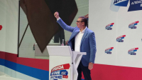 Miting SNS, Obraćanje Vučića