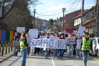 Gimnazijalci u protestu