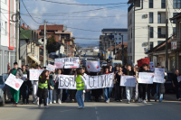 Gimnazijalci u protestu