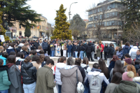 Ispraćaj studenata u Niš
