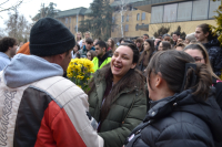 Ispraćaj studenata u Niš
