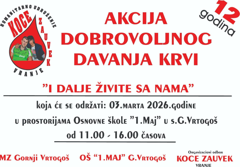 Akcija dobrovoljnog davanja krvi