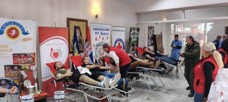 Akcija dobrovoljnog davanja krvi u Vladičinom Hanu 24. juna