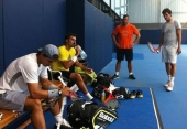 Ziki trenira sa Nadalom 