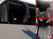 Autobus sa studentima kamenovan u Končulju kod Bujanovca 