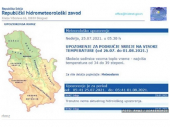 Sedam paklenih dana RHMZ: izdao upozorenje na veoma visoke temperature, tako će biti sve do 1. Avgusta