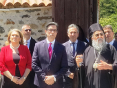  Susret delegacija Srbije i Severne Makedonije u manastiru Sveti Prohor Pčinjski