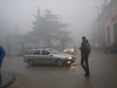Magla na putevima na jugu Srbije