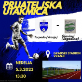 Prijateljska fudbalska utakmica na Gradskom stadionu