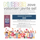 Prolećna edukacija volontera je tu: Postanite volonteri NURDOR -a
