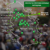 Protest protiv iskopavanja litijuma:  Danas Jadar, sutra Vranje!