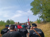 Veterani PJP iz Vranja u Cerskom maršu