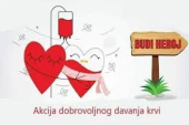 U četvratak akcija dobrovoljnog davanja krvi