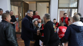 Akcija dobrovoljnog davanja krvi za pomoć povređenima u Kočanima