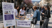 Ulična akcija „Čaršijska biblioteka“: Razmena knjiga na gradskom šetalištu u Vranju