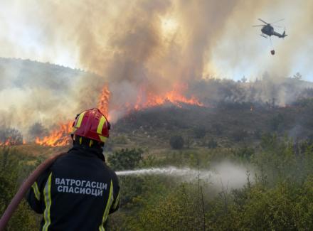 Požar kod Bujanovca zahvatio oko 200 hektara, teren rizičan zbog minsko-eksplozivnih sredstava